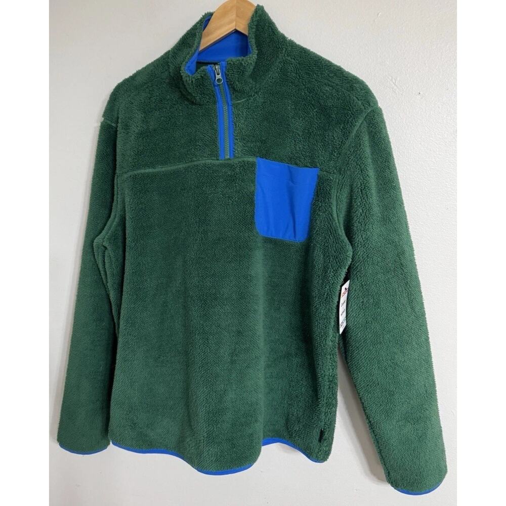 Crayola x Kohl's Sherpa Fleece 1/4 Zip Adult Medium Pullover Sweater Jacket NEW - Picture 3 of 9